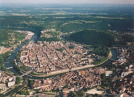 vue aérienne de la ville 
