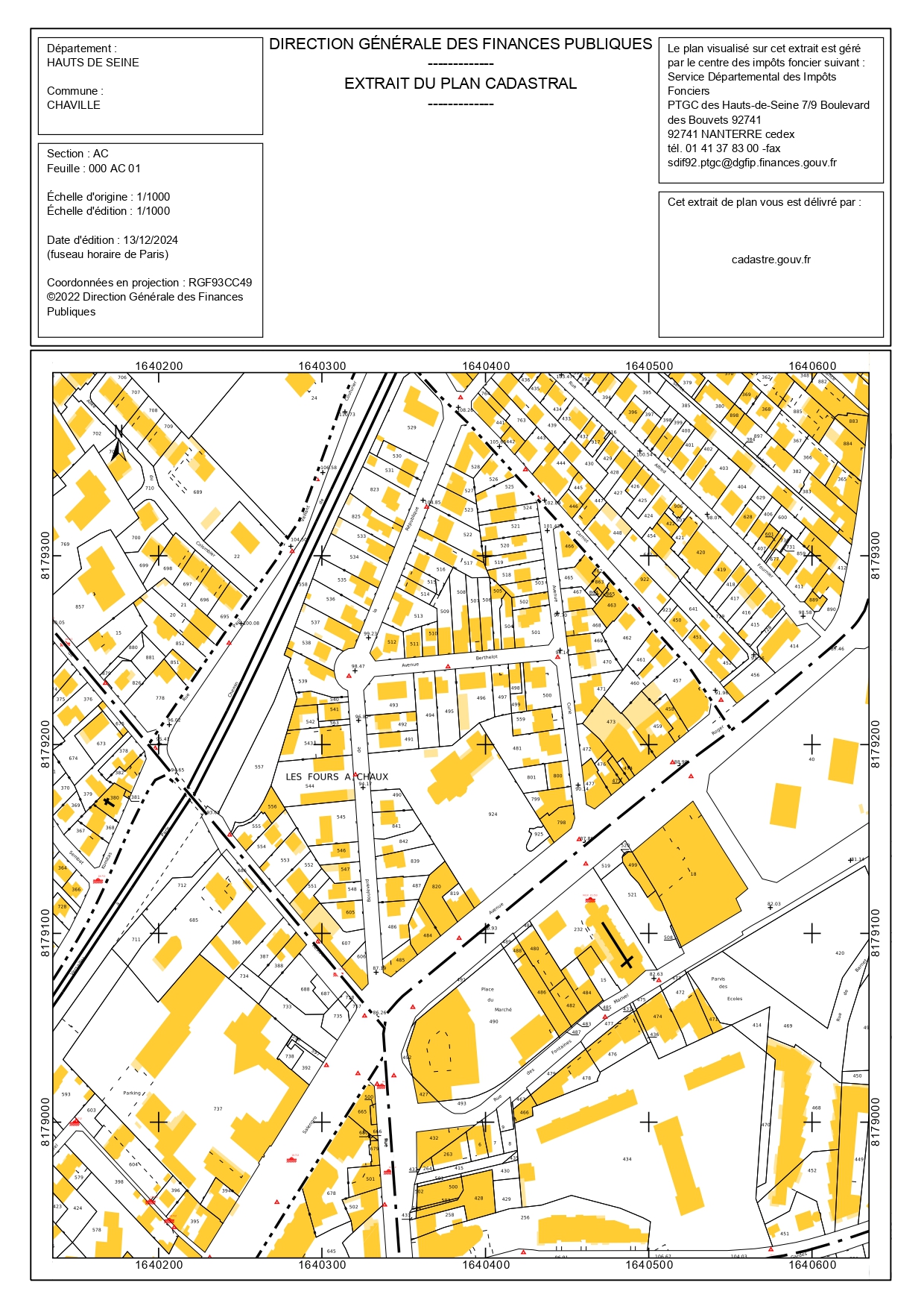 Plan cadastral
