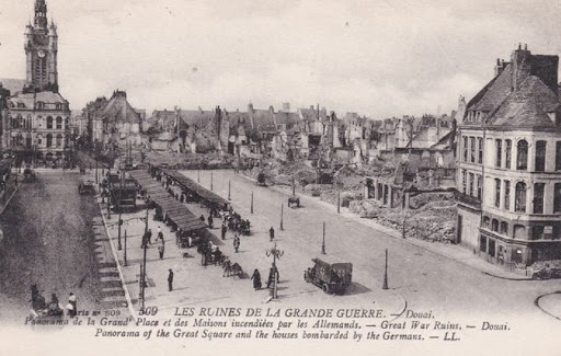 Douai - Les ruines de la Grande Guerre