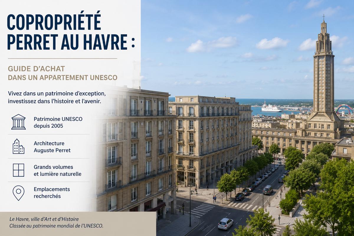 Copropriété Perret au Havre : guide d'achat dans un appartement UNESCO