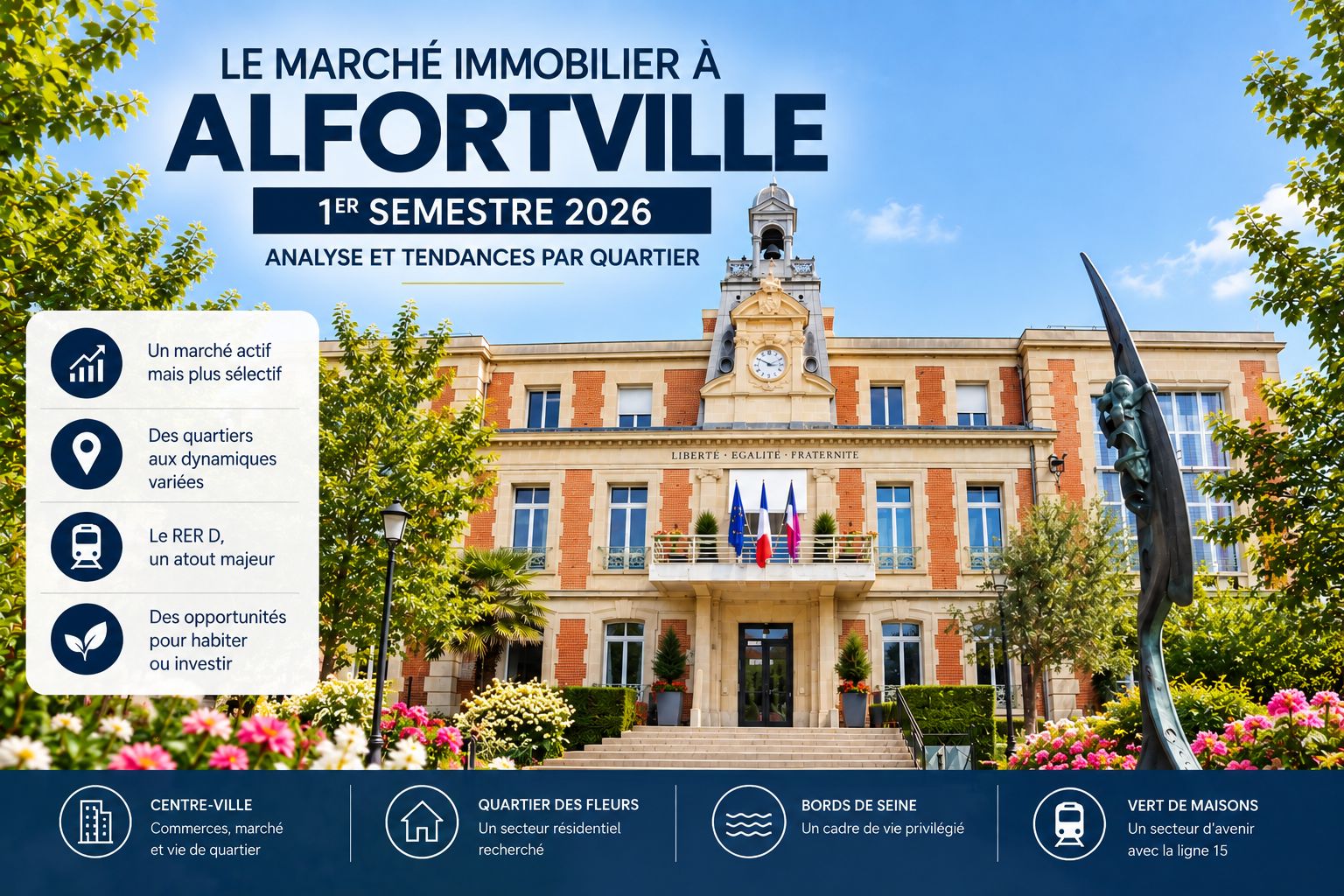 Prix immobilier à Alfortville au 1er semestre 2026 : analyse du marché quartier par quartier